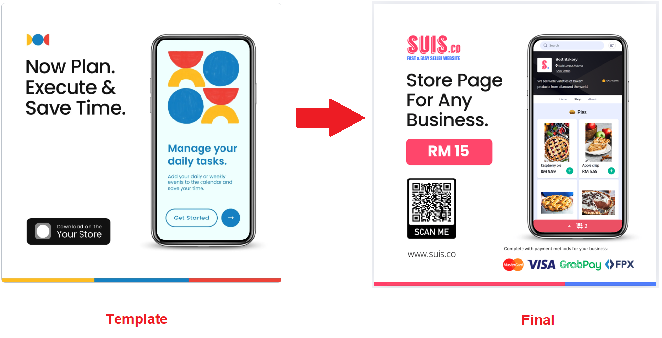 I made a marketing flyer with canva.com