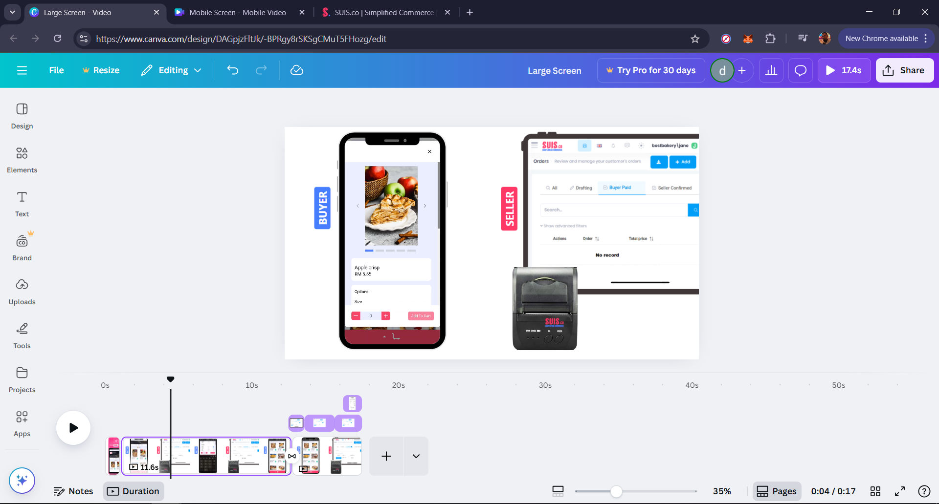 I made a Product Explainer Video with Canva.com and MS Paint