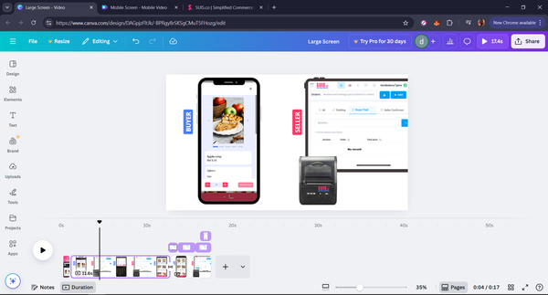 I made a Product Explainer Video with Canva.com and MS Paint
